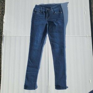 U.W.J Women's Size 3/4 Skinny Cotton Stretch Blue Jeans